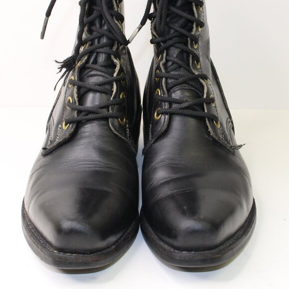 Dayton Canada Western Lace Biker Women Boots (7.5 US) - Picture 7 of 11